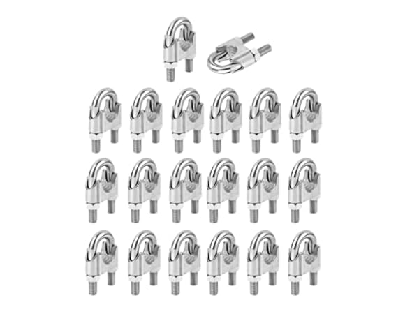 Abrazaderas de cuerda de cable Miniatura