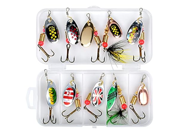 Cebos spinner de pesca Miniatura