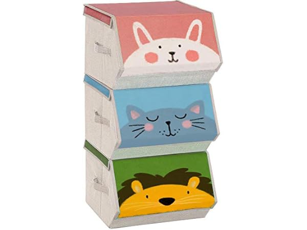 Coffres à jouets empilables pour enfants thumbnail
