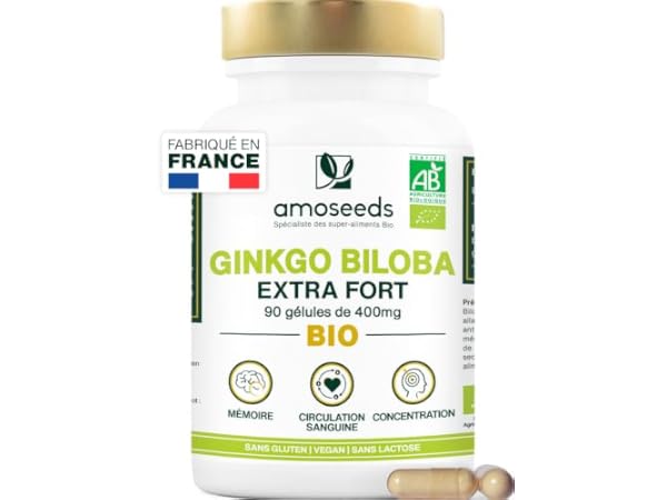 Compléments de ginkgo biloba Vignette