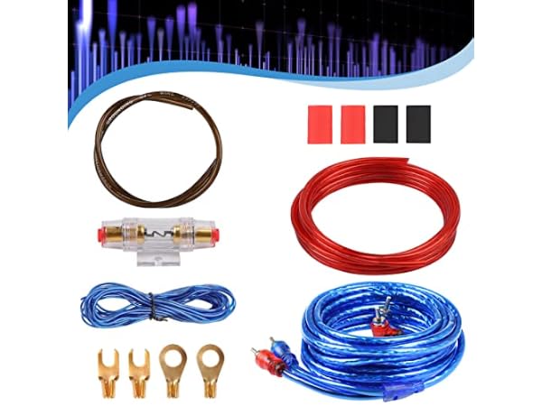 Equipo de cableado para amplificadores de vehículos Miniatura