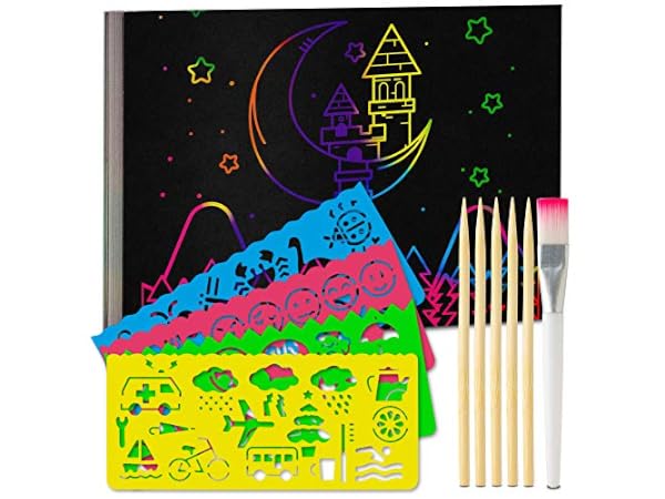 Kits de scratch art pour enfants Vignette
