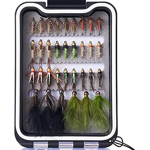 Moscas secas de pesca con mosca