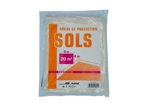 Toiles protectrices et bâches en plastique pour peinture Vignette